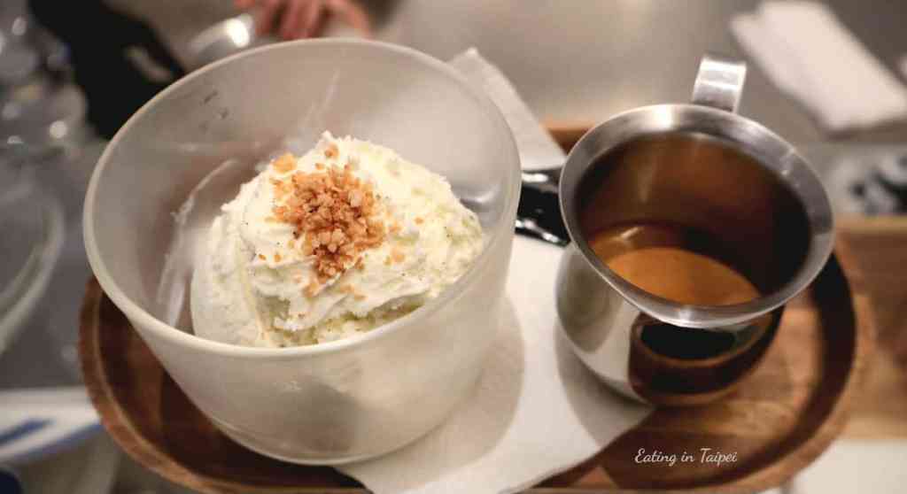 Doulble V ice cream affogato